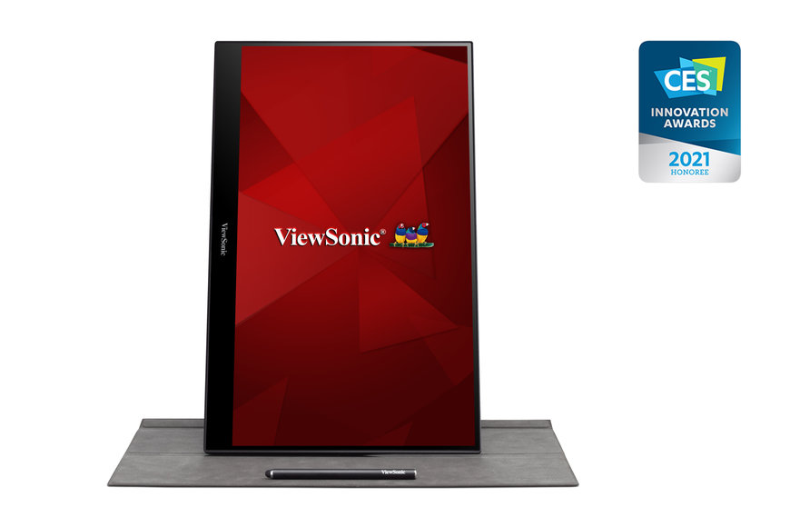 ViewSonic TD1655 On-The-Go monitor uitgeroepen tot CES 2021 Innovation Awards Honoree